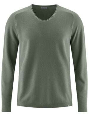 HempAge Herren Strick-Pullover Hanf/Biobaumwolle