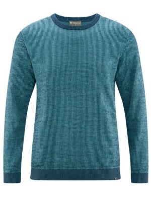 HempAge Herren Strickpullover Rundhalsausschnitt Hanf/Biobaumwolle Normal Fit