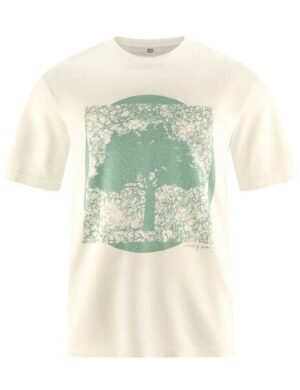 Hempage Herren T-Shirt Print Hanf Bio Baumwolle