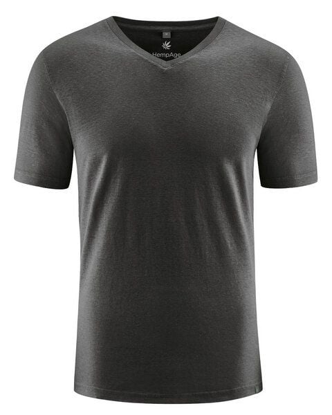 HempAge V-Kragen T-Shirt Hanf/Biobaumwolle HempAge V-Kragen T-Shirt Hanf/Biobaumwolle