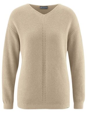 HempAge Zeitloser Pullover Hanf/Biobaumwolle