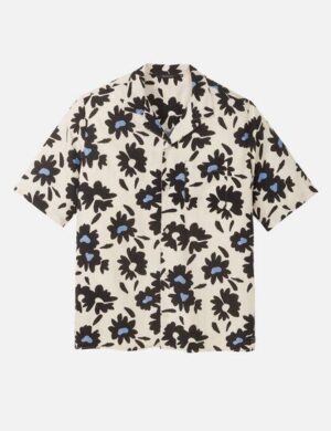 Herren Hemd aus Leinen und LENZING ECOVERO Viskose Mix - CACTUS BLOOM - recolution