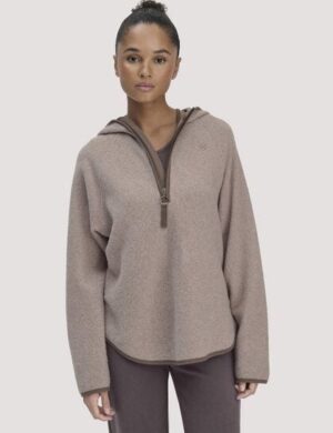 hessnatur Fleece Hoodie Relaxed ACTIVE LIGHT aus reiner Bio-Baumwolle