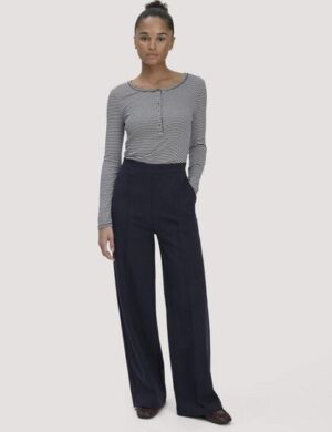 hessnatur Jersey-Hose Relaxed Wide Leg aus Bio-Baumwolle