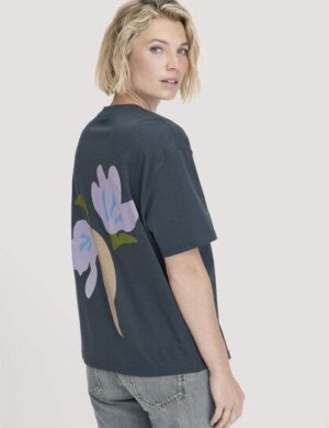 hessnatur Print T-Shirt Oversize aus reiner Bio-Baumwolle