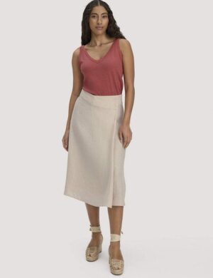 hessnatur Rock Midi Regular aus reinem Leinen