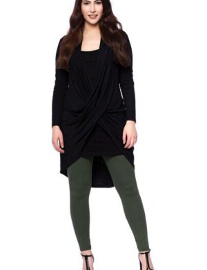 Ingoria ADALIA Jersey Tunika in figurschmeichelnder Wickel-Optik