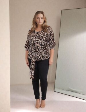 Ingoria LANNA wendbares Blusenshirt aus TENCELModal (Print)