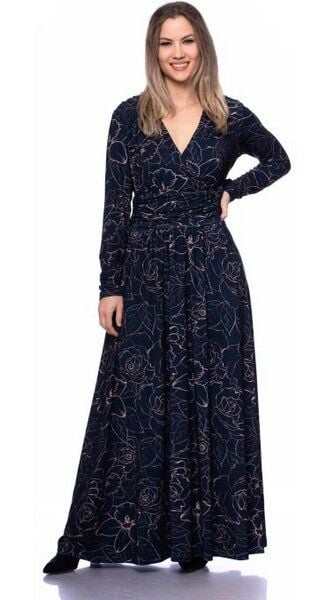Ingoria PANDORA Maxikleid Langarm (Print) Ingoria PANDORA Maxikleid Langarm (Print)