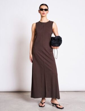 JAN N JUNE Ärmelloses Maxikleid CALIA aus Baumwolle