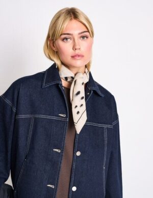 JAN N JUNE Bedrucktes Tuch VAD aus Bio-Baumwolle