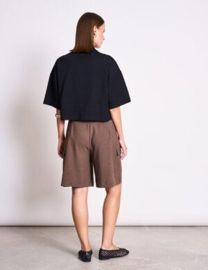 JAN N JUNE Cropped Boxy T-Shirt LUPA aus Baumwolle