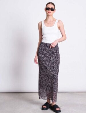 JAN N JUNE Damen Rock - Smuk Leo Print Skirt