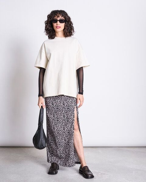 JAN N JUNE MAXI ROCK LUSTA LEO PRINT GOTS JAN N JUNE MAXI ROCK LUSTA LEO PRINT GOTS