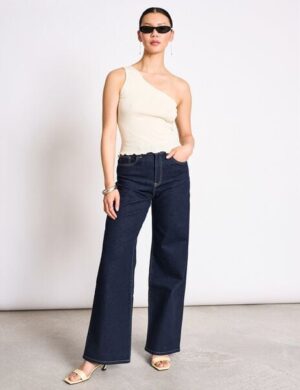 JAN N JUNE One Shoulder Top TIGRIS GOTS