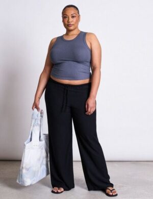 JAN N JUNE Rib Tank Top Porto – Damen Shirt aus einem Lyocell/Elasthan-Mix