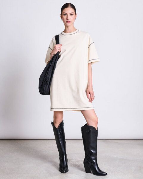 JAN N JUNE T-SHIRT KLEID HOPLA GOTS JAN N JUNE T-SHIRT KLEID HOPLA GOTS