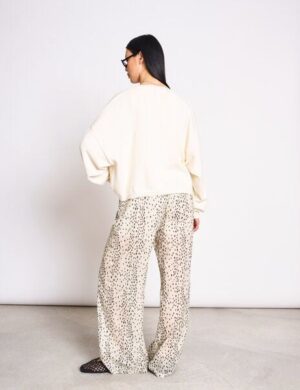 JAN N JUNE Weite Baumwollhose ORIGAN