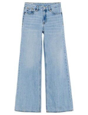 Kings Of Indigo Jane – Mid rise Relaxed flare – Blue Reef Super Light Used