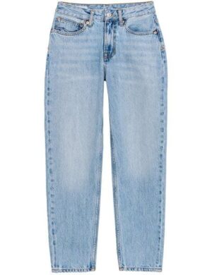 Kings Of Indigo Jeans Caroline Cropped Mid Rise Tapered Blue Reef Super Light Used