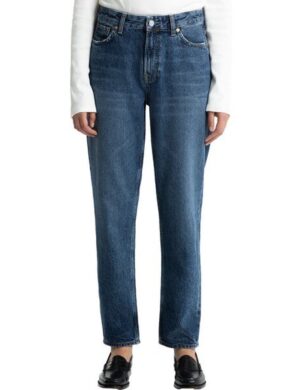 Kings Of Indigo Jeans Caroline Cropped - Mid Rise Tapered - Zintare Dark Worn