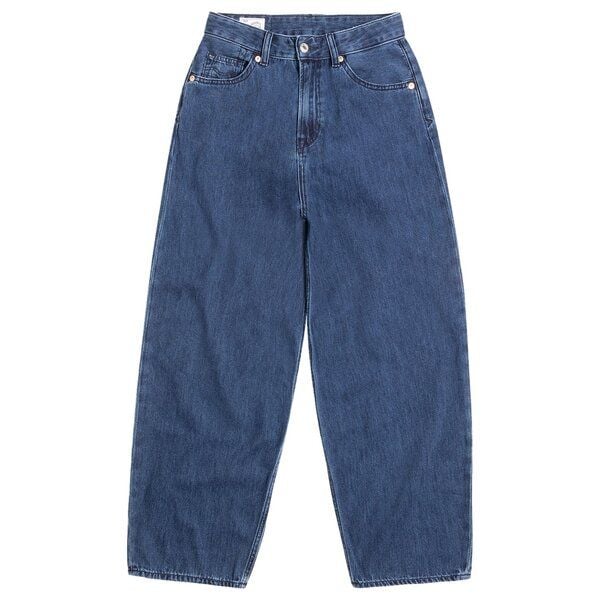 Kings Of Indigo Leila Alex - High Waist Balloon Shape - Dark Worn Kings Of Indigo Leila Alex - High Waist Balloon Shape - Dark Worn