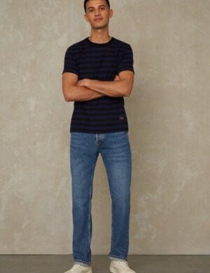 Kings Of Indigo Straight-Fit Jeans aus 100% recycelter Baumwolle - Kong - Eco Recycled Blue Used