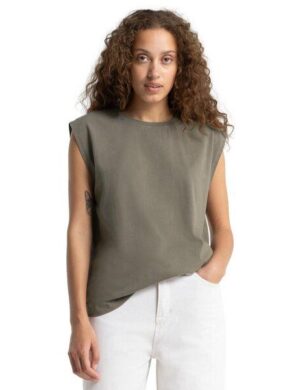 Kings Of Indigo T-Shirt ARICIA Bungee Cord Washed