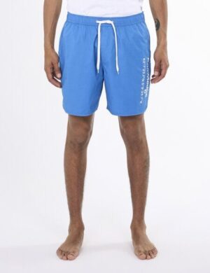 KnowledgeCotton Apparel Badehose - Swim shorts with elastic waist and Knowledge print