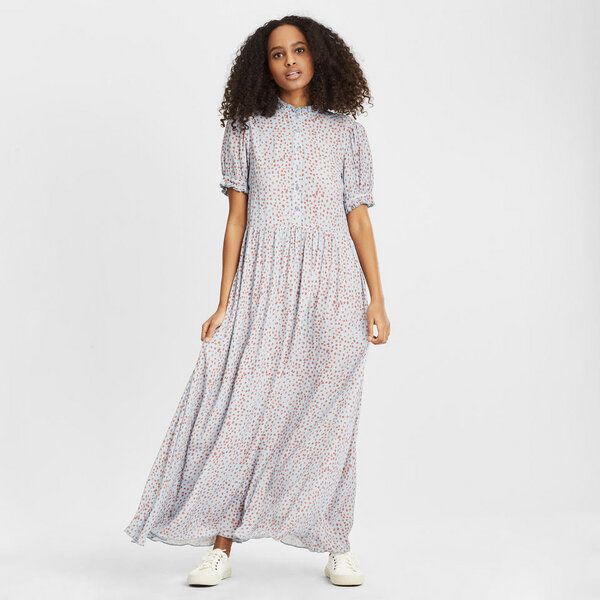 KnowledgeCotton Apparel Blumenkleid - FLEUR Maxikleid Lenzing EcoVero KnowledgeCotton Apparel Blumenkleid - FLEUR Maxikleid Lenzing EcoVero
