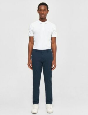 KnowledgeCotton Apparel Chinohose – LUCA Slim Fit chino pant – mit Bio-Baumwolle