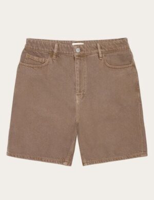 KnowledgeCotton Apparel Flint 5-pocket Raw Twill Shorts - Tiramisu