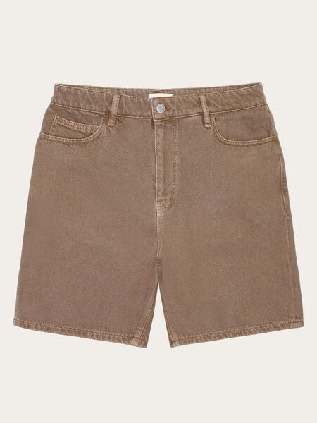 KnowledgeCotton Apparel Flint 5-pocket Raw Twill Shorts - Tiramisu KnowledgeCotton Apparel Flint 5-pocket Raw Twill Shorts - Tiramisu
