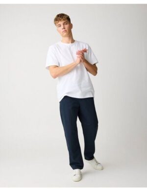KnowledgeCotton Apparel Flint weite Chino-Hose aus Bio-Baumwolle