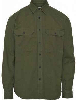 KnowledgeCotton Apparel Hemd - Long sleeve moleskin shirt - GOTS/Vegan