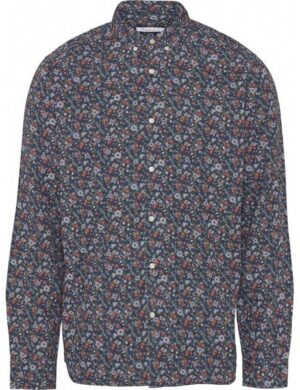KnowledgeCotton Apparel Hemd mit Floralmuster- Allover flower printed