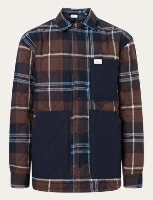 KnowledgeCotton Apparel Herren OVERSIZE CHECK OVERSHIRT