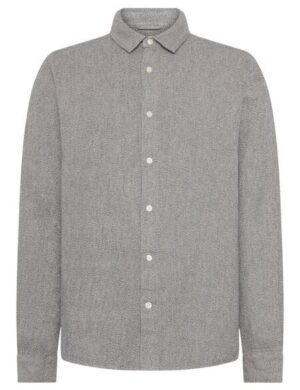 KnowledgeCotton Apparel Herren Shirt- MÉLANGE SHIRT - GOTS