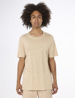 KnowledgeCotton Apparel Herren T-Shirt Linen Tee - GOTS/Vegan