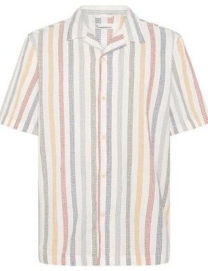 KnowledgeCotton Apparel Kurzamr-Hemd Relaxed