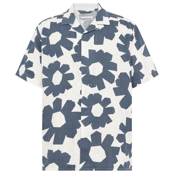 KnowledgeCotton Apparel Kurzarm-Hemd Relaxed Leinen-Mix KnowledgeCotton Apparel Kurzarm-Hemd Relaxed Leinen-Mix