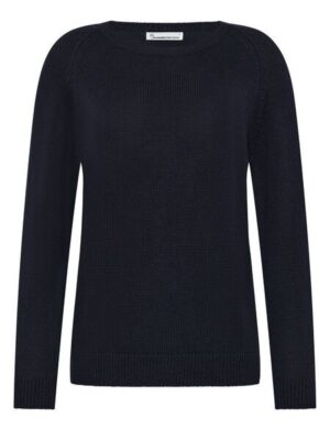 KnowledgeCotton Apparel Leichter Rundhals-Pullover aus Bio-Baumwolle