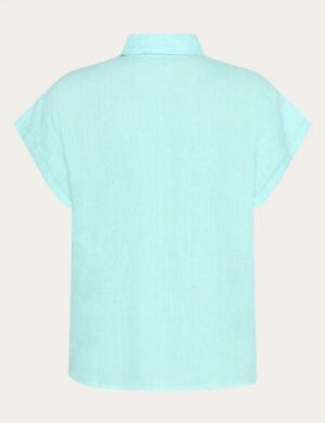 KnowledgeCotton Apparel Leinenbluse - ASTER fold up short sleeve linen shirt - aus Bio-Leinen