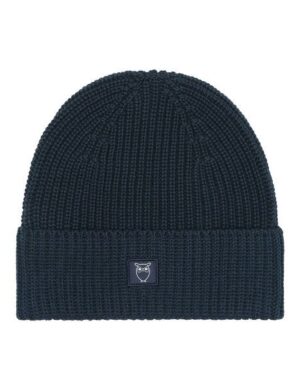 KnowledgeCotton Apparel Mütze - LEAF Ribbing hat