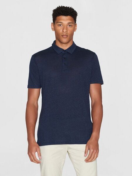 KnowledgeCotton Apparel Poloshirt - Linen polo - aus Leinen KnowledgeCotton Apparel Poloshirt - Linen polo - aus Leinen