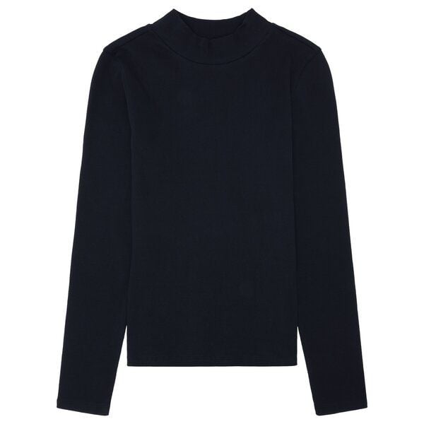 KnowledgeCotton Apparel Ripp-Longsleeve High Neck KnowledgeCotton Apparel Ripp-Longsleeve High Neck
