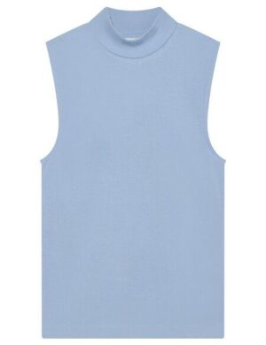 KnowledgeCotton Apparel Ripptop - High neck rib top - aus Bio-Baumwolle