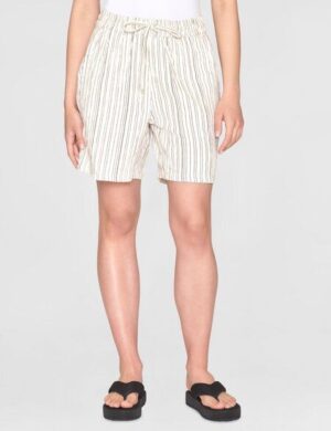 KnowledgeCotton Apparel Shorts STRIPED POSEY aus Bio-Baumwolle