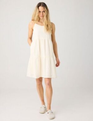 KnowledgeCotton Apparel Slub Trägerkleid aus Bio-Baumwolle