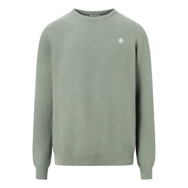 KnowledgeCotton Apparel Strickpullover - FIELD pique badge - aus Bio-Baumwolle KnowledgeCotton Apparel Strickpullover - FIELD pique badge - aus Bio-Baumwolle